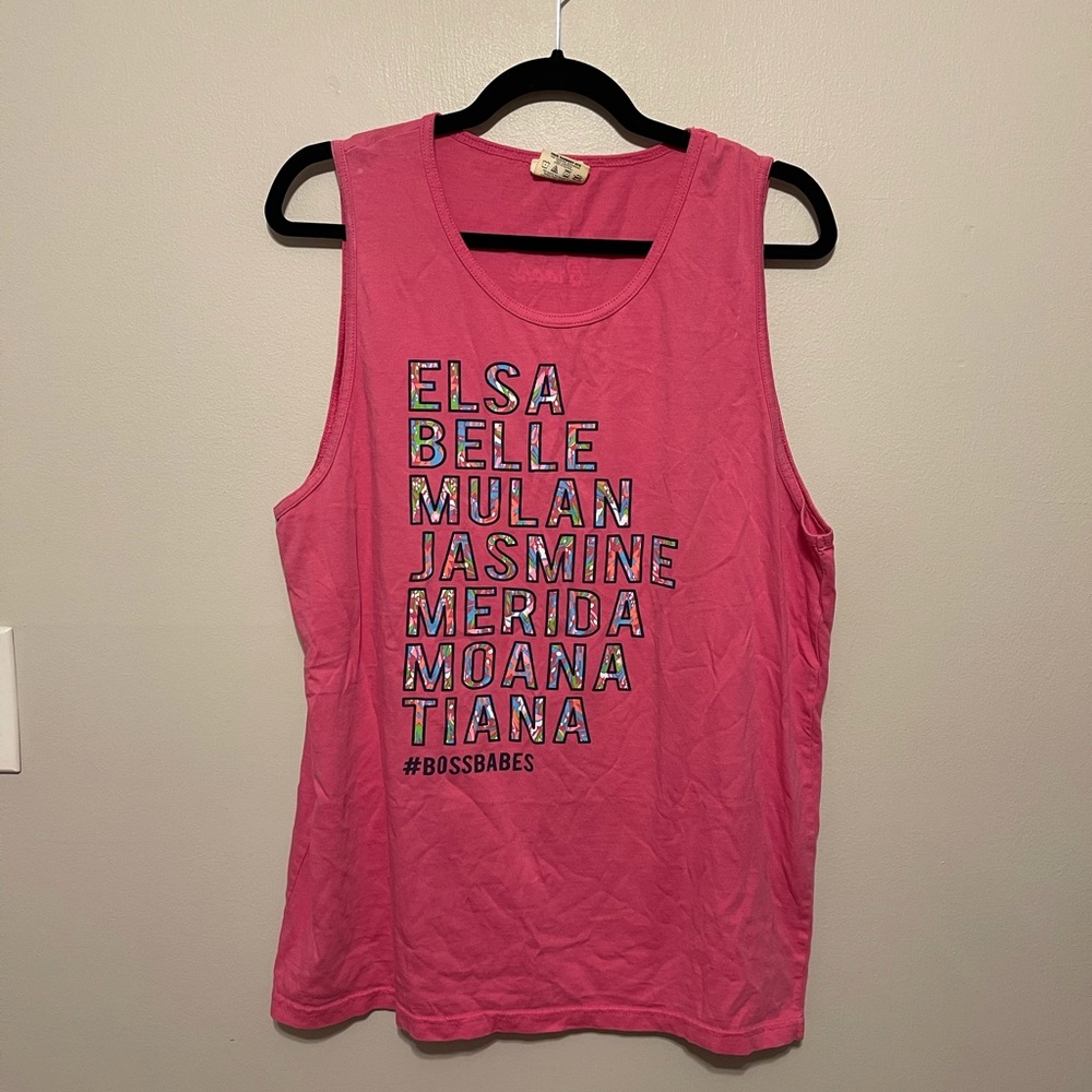 Jadelynn Brooke Pink Sleeveless Tank Top Casual Style